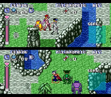 New Yatterman - Nandai Kandai Yajirobee (Japan) screen shot game playing